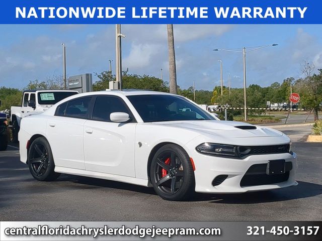 White Knuckle Clearcoat 2019 Dodge Charger SRT Hellcat RWD Sedan Rear-Wheel Drive 8-Speed Automatic