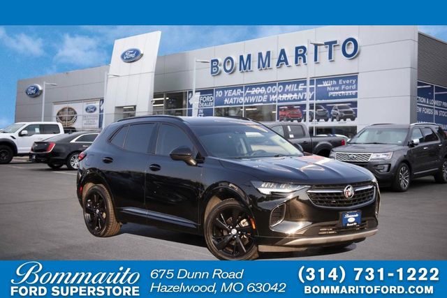 Black (Ebony Twilight Metallic) 2021 Buick Envision SUV / Crossover Front-Wheel Drive 9-Speed Automatic
