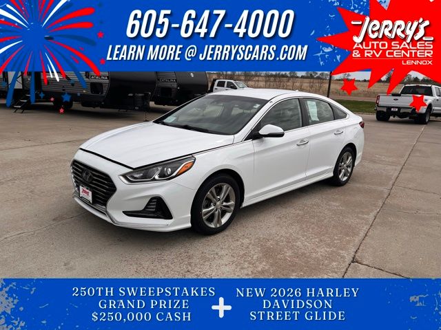 Quartz White Pearl 2018 Hyundai Sonata SEL FWD Sedan Front-Wheel Drive 6-Speed Automatic