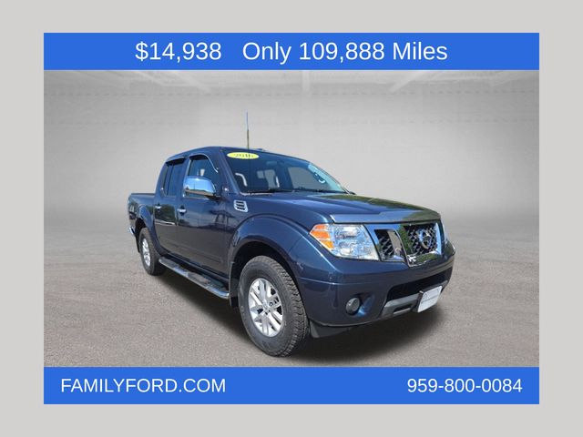 Arctic Blue Metallic 2016 Nissan Frontier Pickup Truck Four-Wheel Drive 5-Speed Automatic Overdrive