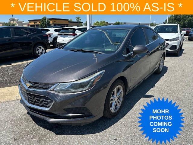 Gray (Tungsten Metallic) 2017 Chevrolet Cruze Sedan Front-Wheel Drive 6-Speed Automatic