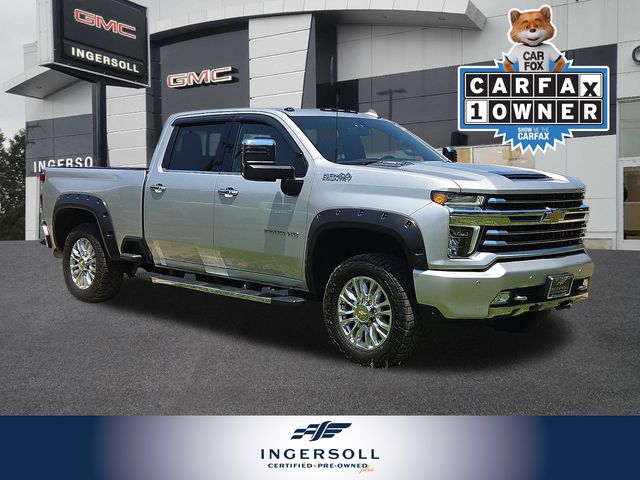 Silver Ice Metallic 2022 Chevrolet Silverado 2500HD Pickup Truck Four-Wheel Drive Automatic