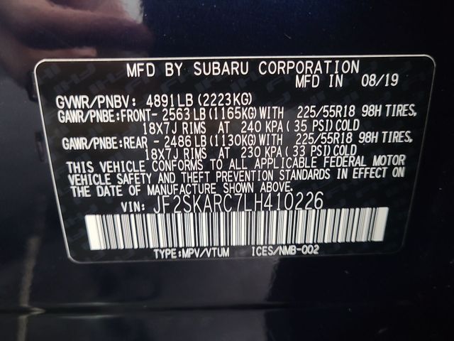 2020 – Subaru – Forester