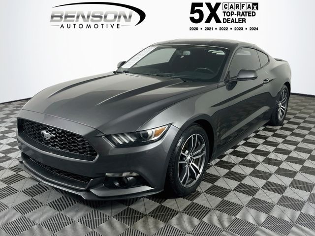 Gray (Magnetic Metallic) 2017 Ford Mustang Coupe Rear-Wheel Drive 6-Speed Manual