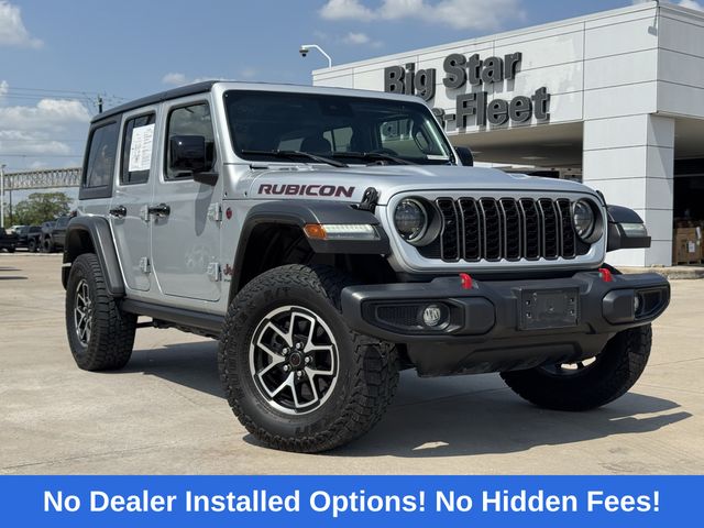 2024 Jeep Wrangler Rubicon Silver at Bayway Cadillac of The Woodlands