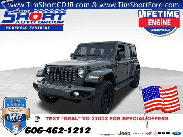 Sting-Gray Clearcoat 2023 Jeep Wrangler High Altitude 4-Door 4WD SUV / Crossover Four-Wheel Drive 8-Speed Automatic