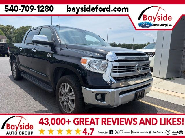 Black 2014 Toyota Tundra Pickup Truck Four-Wheel Drive 6-Speed Automatic Overdrive