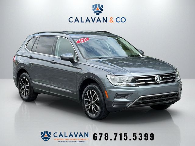 Gray 2021 Volkswagen Tiguan SUV / Crossover Front-Wheel Drive 8-Speed Automatic