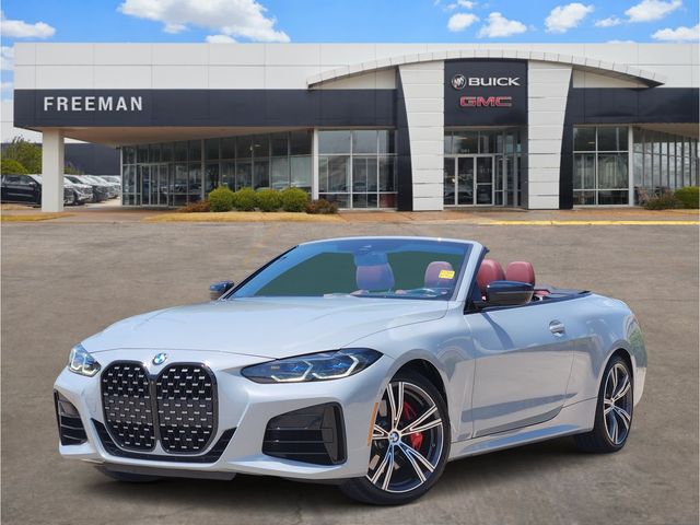 Brooklyn Gray Metallic 2024 BMW 4 Series Convertible All-Wheel Drive 8-Speed Automatic