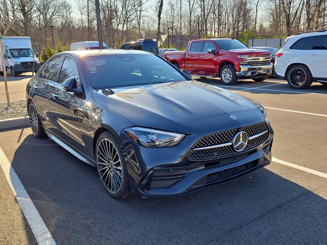 Graphite Gray Metallic 2023 Mercedes-Benz C-Class C 300 RWD Sedan Rear-Wheel Drive 9-Speed Automatic