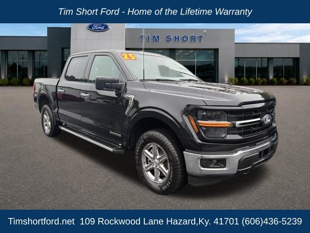 Black Metallic 2025 Ford F-150 Pickup Truck Four-Wheel Drive Automatic