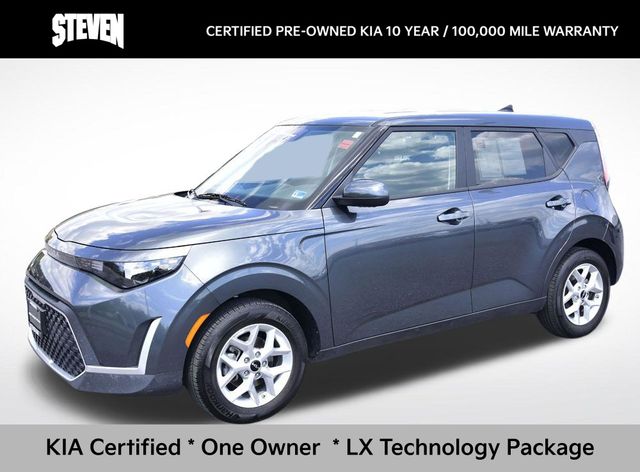Gravity Gray 2025 Kia Soul LX FWD SUV / Crossover Front-Wheel Drive Continuously Variable Transmission