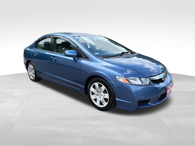 Blue 2010 Honda Civic Sedan Front-Wheel Drive 5-Speed Automatic