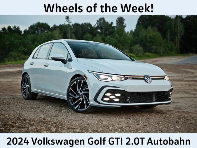 Opal White Pearl 2024 Volkswagen Golf GTI Hatchback Front-Wheel Drive 7-Speed Dual Clutch