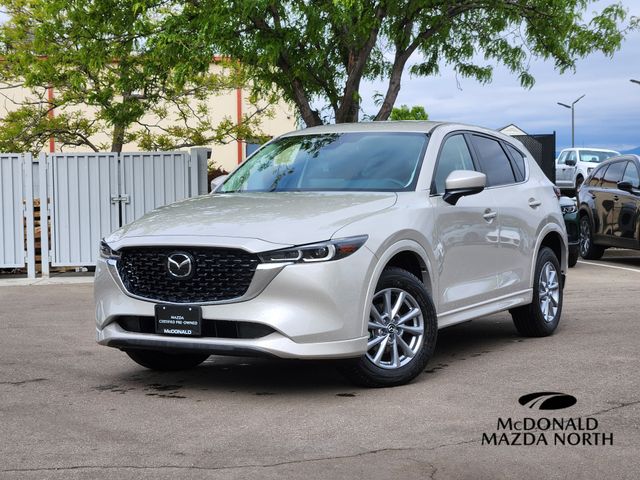 Gray (Platinum Quartz Metallic) 2025 Mazda CX-5 2.5 S Preferred AWD SUV / Crossover All-Wheel Drive 6-Speed Automatic