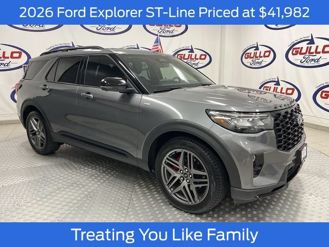 Carbonized Gray Metallic 2026 Ford Explorer SUV / Crossover Rear-Wheel Drive Automatic