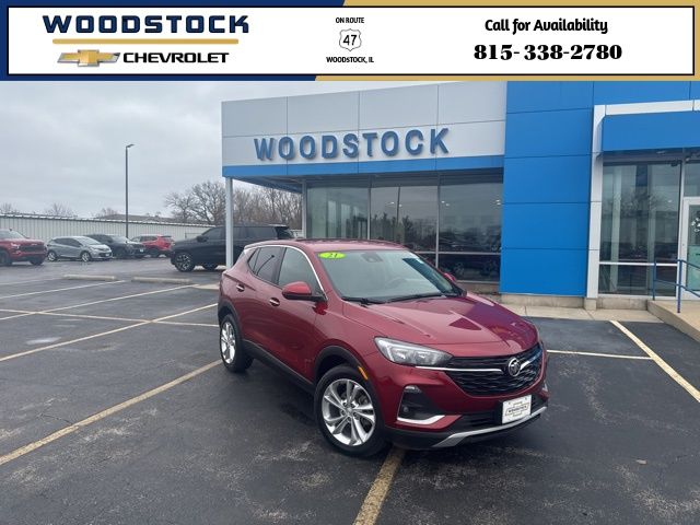Chili Red Metallic 2021 Buick Encore GX SUV / Crossover Front-Wheel Drive Continuously Variable Transmission