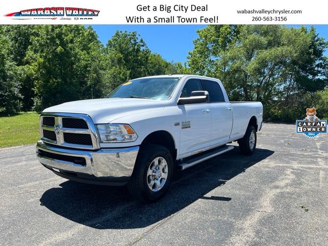Bright White Clearcoat 2017 RAM 2500 SLT Crew Cab LB 4WD Pickup Truck Four-Wheel Drive 6-Speed Automatic