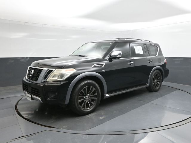 Super Black 2018 Nissan Armada Platinum SUV / Crossover 4X2 7-Speed Automatic