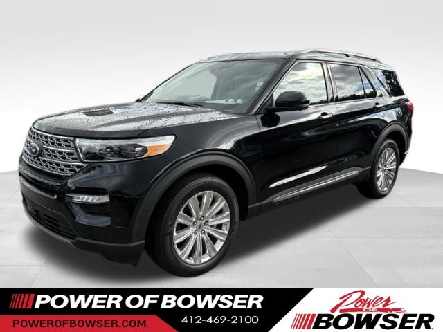 Black Metallic 2023 Ford Explorer SUV / Crossover All-Wheel Drive Automatic
