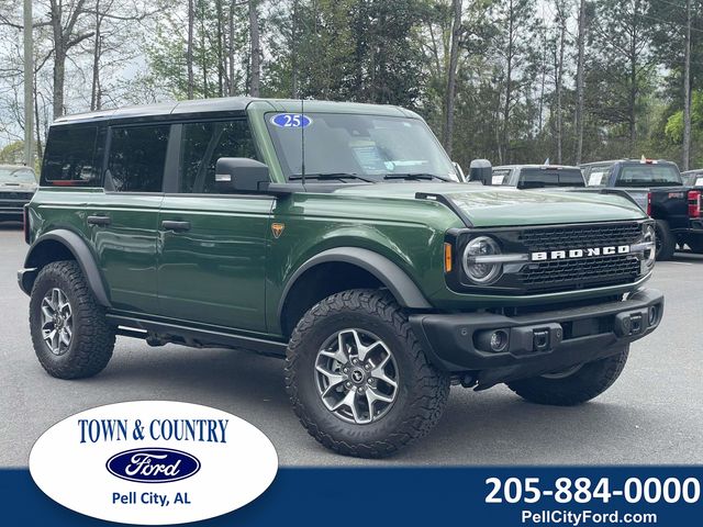 Green Metallic 2025 Ford Bronco Badlands 4-Door 4WD SUV / Crossover Four-Wheel Drive Automatic