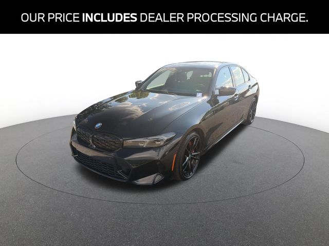 Black Sapphire Metallic 2024 BMW 3 Series Sedan All-Wheel Drive 8-Speed Automatic