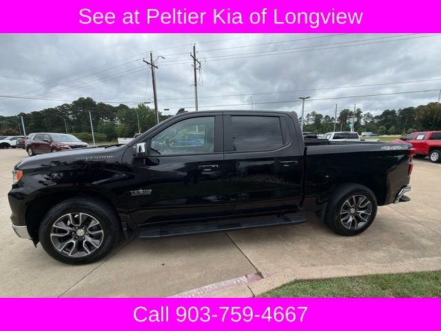Black 2022 Chevrolet Silverado 1500 Pickup Truck Four-Wheel Drive 8-Speed Automatic