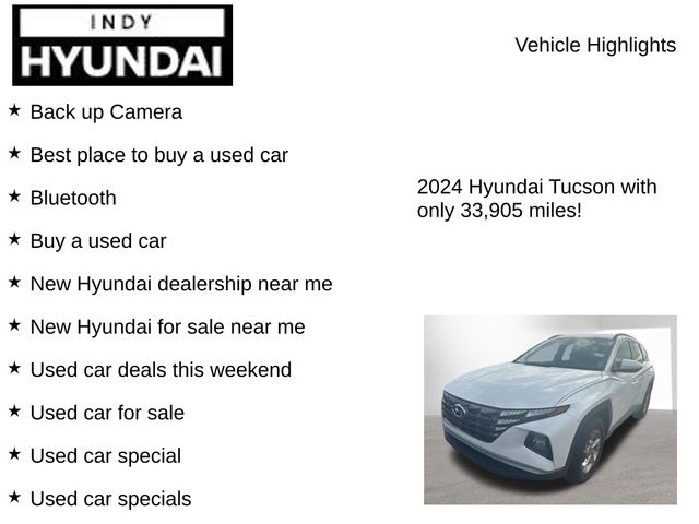 Used 2024 Hyundai Tucson For Sale in Indianapolis, IN