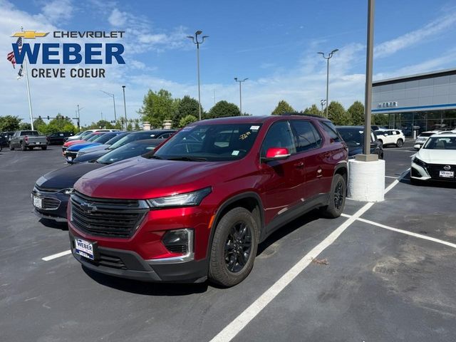Radiant Red Tintcoat 2023 Chevrolet Traverse LT Cloth FWD SUV / Crossover Front-Wheel Drive 9-Speed Automatic