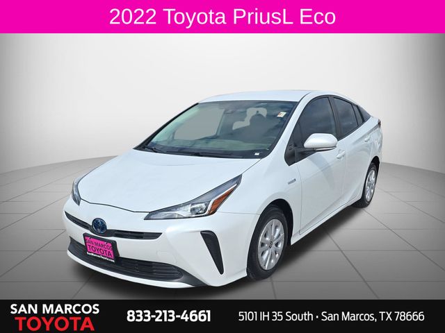 White (Wind Chill Pearl) 2022 Toyota Prius Hatchback Front-Wheel Drive Continuously Variable Transmission