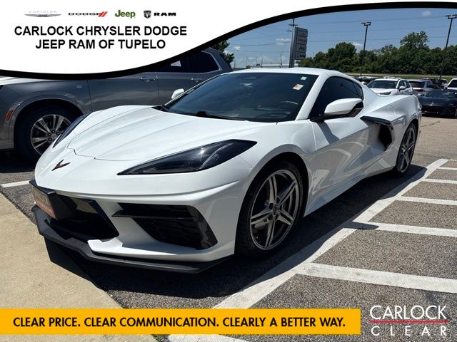 Arctic White 2026 Chevrolet Corvette Stingray 1LT Coupe RWD Coupe Rear-Wheel Drive 8-Speed Dual Clutch