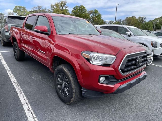 Barcelona Red 2022 Toyota Tacoma SR5 V6 Double Cab RWD Pickup Truck 4X2 6-Speed Automatic