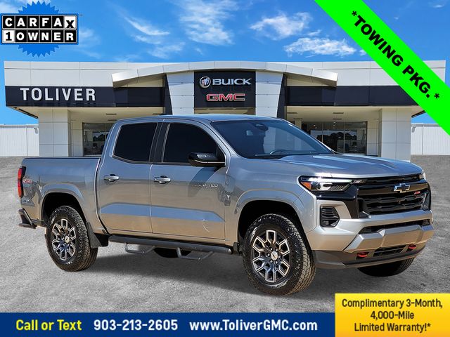 Sterling Gray Metallic 2023 Chevrolet Colorado Z71 Crew Cab 4WD Pickup Truck Four-Wheel Drive 8-Speed Automatic