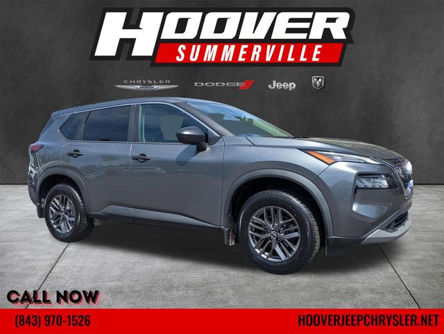 Gray (Gun Metallic) 2023 Nissan Rogue S AWD SUV / Crossover All-Wheel Drive Continuously Variable Transmission