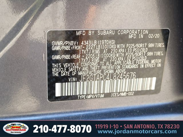 Used Car 2020 Subaru Crosstrek  Premium For Sale Under $20,000 In San Antonio, Texas