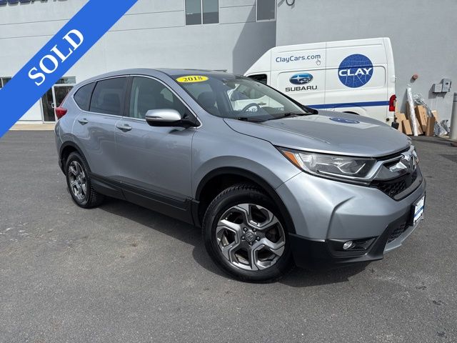 Lunar Silver Metallic 2018 Honda CR-V EX AWD SUV / Crossover All-Wheel Drive Continuously Variable Transmission