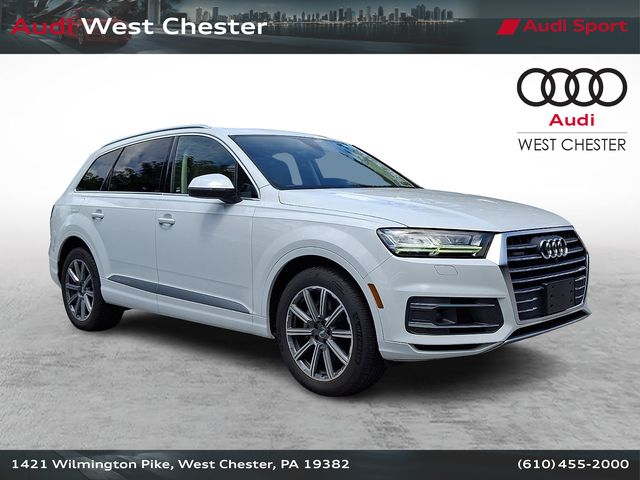 Glacier White Metallic 2018 Audi Q7 SUV / Crossover All-Wheel Drive 8-Speed Automatic