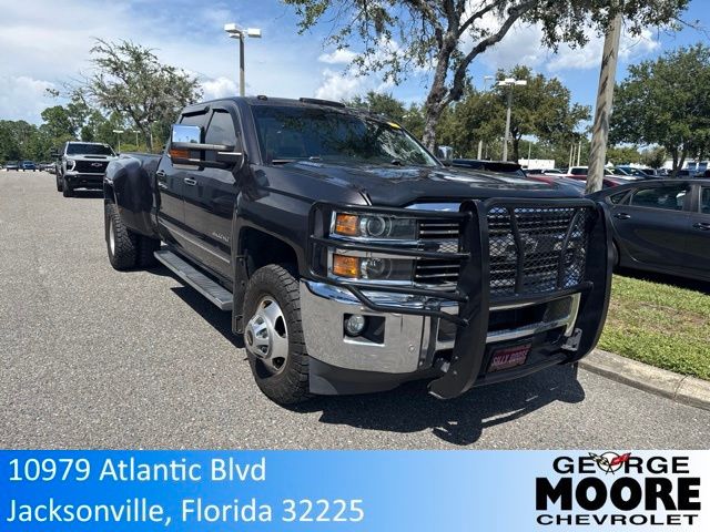 Gray (Tungsten Metallic) 2016 Chevrolet Silverado 3500HD Pickup Truck Four-Wheel Drive 6-Speed Automatic