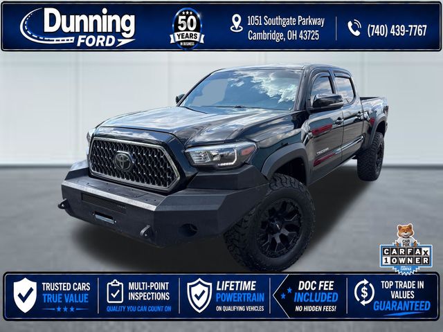 Midnight Black Metallic 2018 Toyota Tacoma Pickup Truck Four-Wheel Drive 6-Speed Automatic