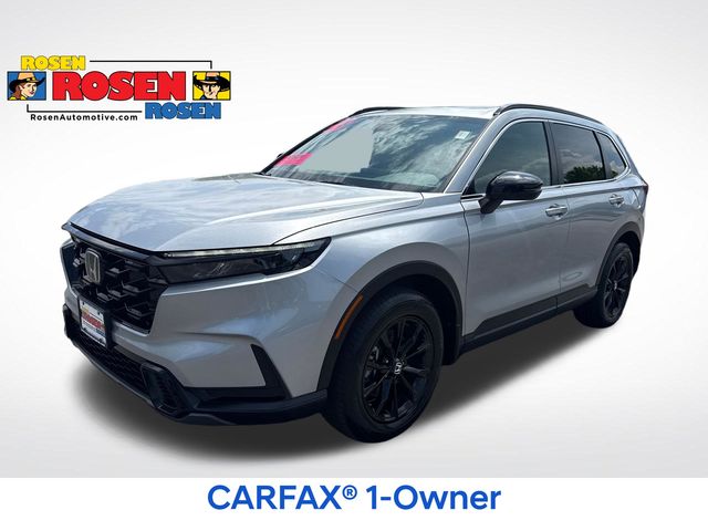 Lunar Silver Metallic 2024 Honda CR-V Hybrid SUV / Crossover All-Wheel Drive Continuously Variable Transmission