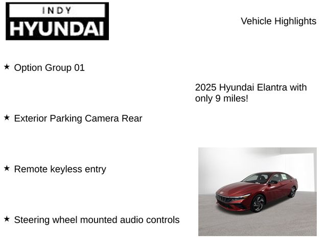New 2025 Hyundai Elantra For Sale in Indianapolis, IN
