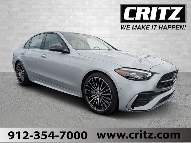 Silver 2026 Mercedes-Benz C-Class Sedan Rear-Wheel Drive 9-Speed Automatic