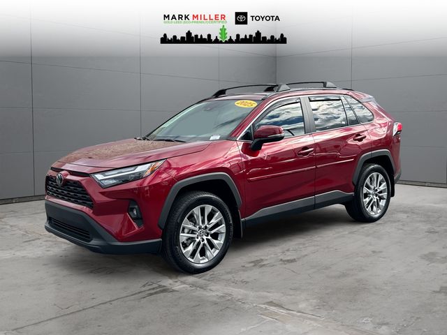 Red (Ruby Flare Pearl) 2025 Toyota RAV4 XLE Premium AWD SUV / Crossover All-Wheel Drive Automatic