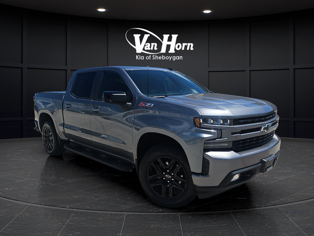 Gray (Satin Steel Metallic) 2021 Chevrolet Silverado 1500 RST Crew Cab 4WD Pickup Truck Four-Wheel Drive 8-Speed Automatic