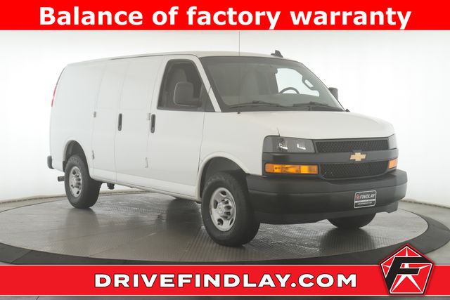 White 2024 Chevrolet Express Cargo 2500 RWD Van Rear-Wheel Drive