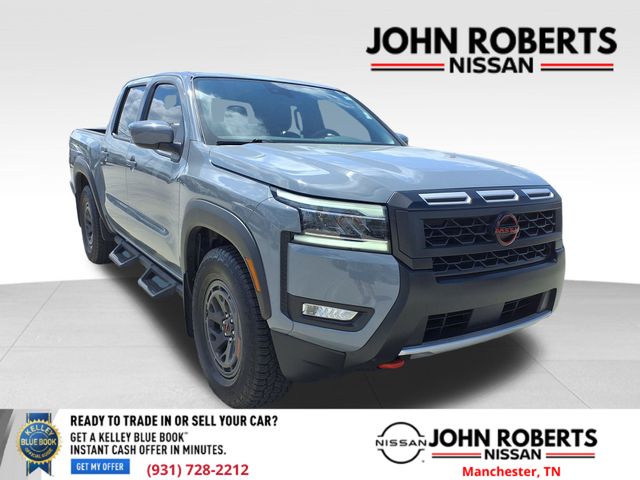 Boulder Gray Pearl 2025 Nissan Frontier PRO-X Crew Cab RWD Pickup Truck 4X2 9-Speed Automatic Overdrive
