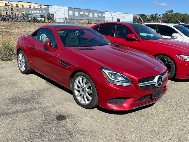 Red 2020 Mercedes-Benz SLC Convertible Rear-Wheel Drive 9-Speed Automatic