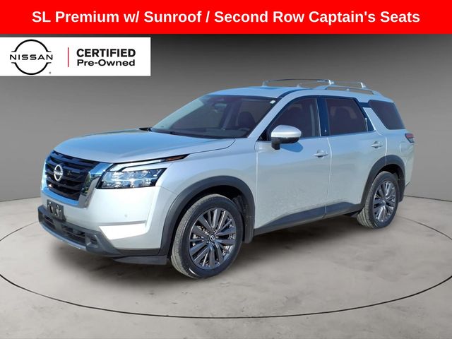 Brilliant Silver Metallic 2024 Nissan Pathfinder SUV / Crossover All-Wheel Drive 9-Speed Automatic