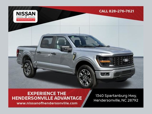 Silver Metallic 2024 Ford F-150 Pickup Truck Four-Wheel Drive Automatic