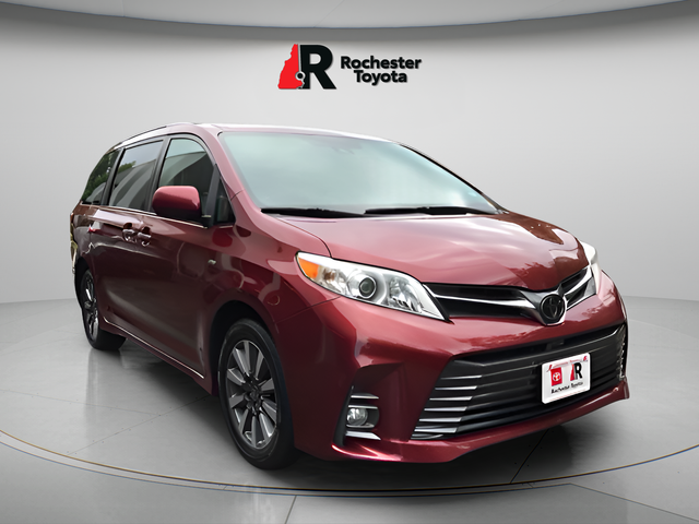 Salsa Red Pearl 2020 Toyota Sienna Minivan All-Wheel Drive 8-Speed Automatic
